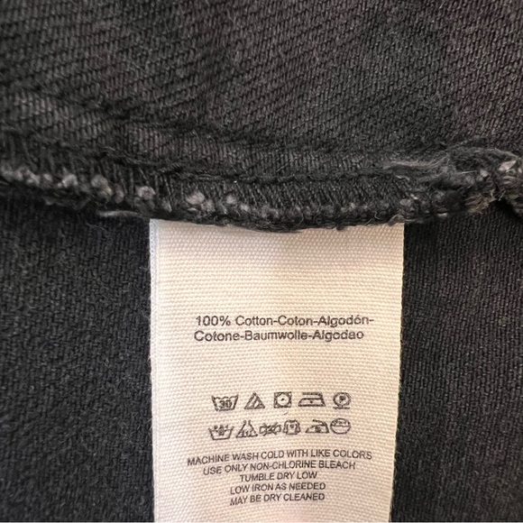 Free People “Rumors” Denim Jean Jacket, Fade Wash Black - Picture 11 of 11